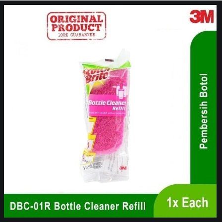 3M Scotch Brite Bottle Cleaner Refill / Pembersih Botol Refill DBC-01R