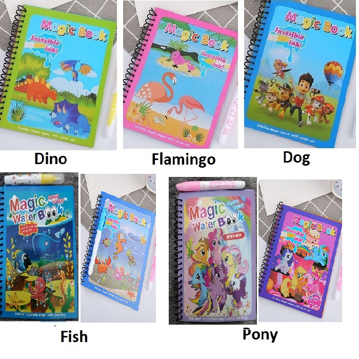 

Sunshine Fancy Magic Water Drawing Book / Buku Mewarnai Ajaib B0037
