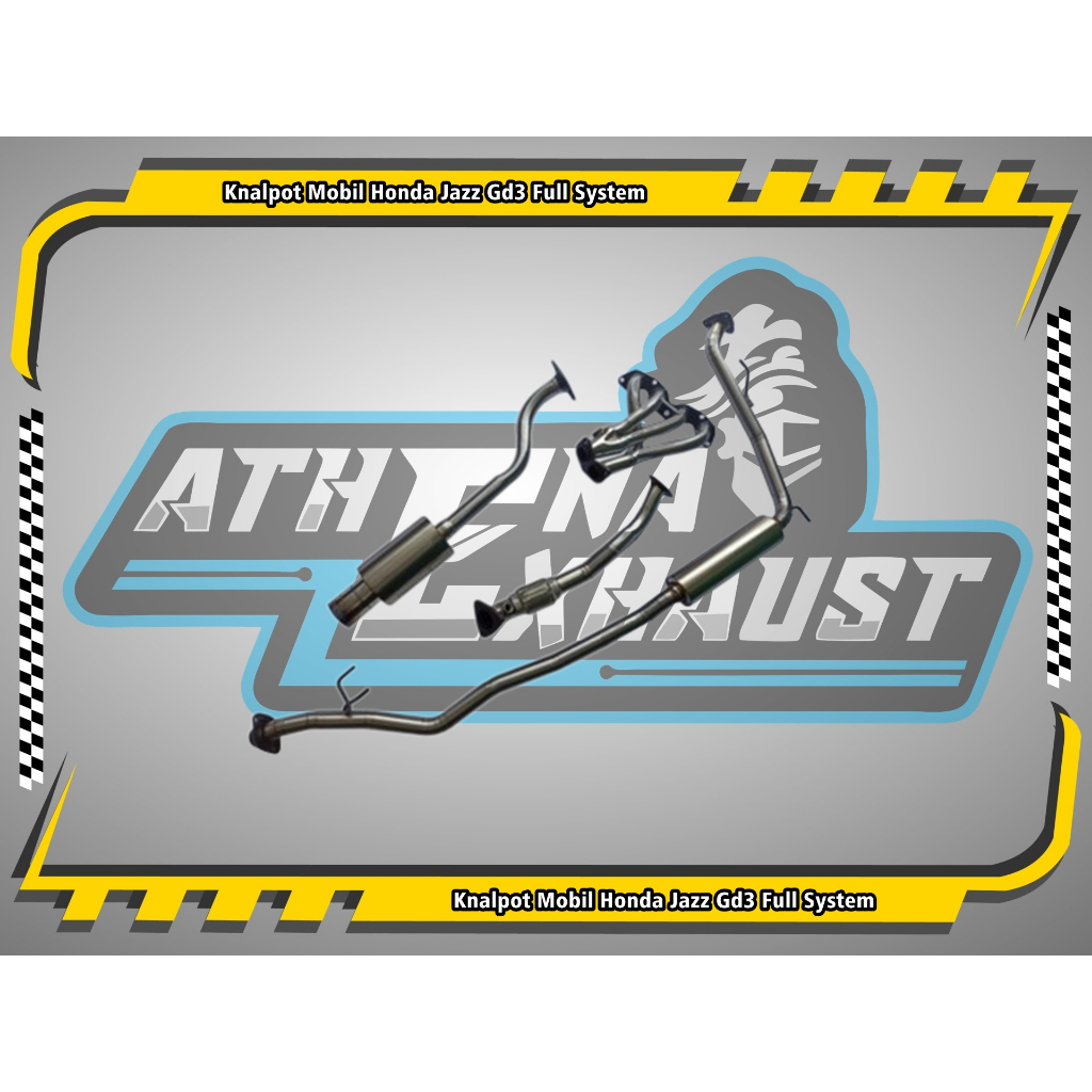 KNALPOT FULLSYSTEM HONDA JAZZ GD3