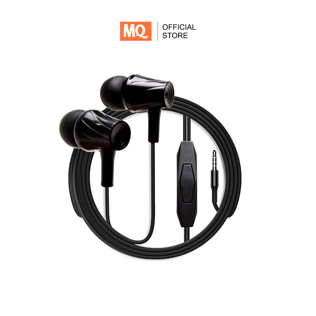 MQ Earphone Headset Handsfree Super Bass In-Ear HiFi dengan Mikropon MQ-128