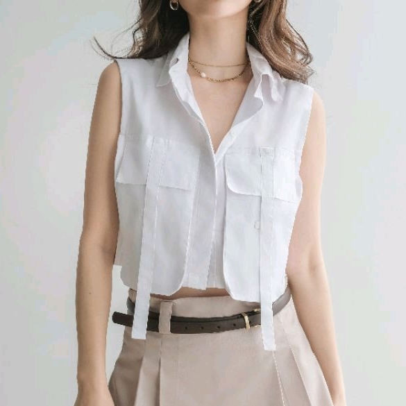 VSTHELABEL Marni Shirt | Kemeja Blouse Sleeveless