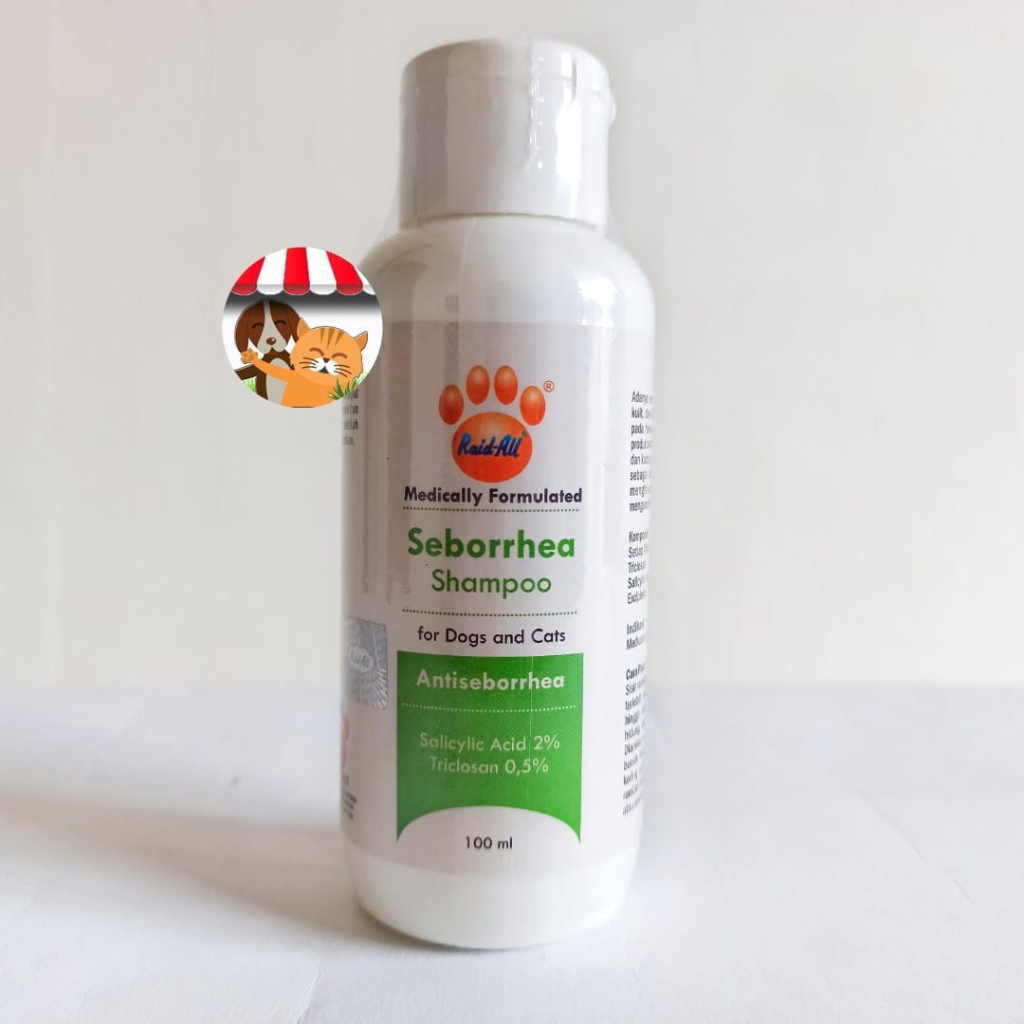 Raid All Shampoo Anjing Kucing Anti Jamur dan Ketombe Sheborrhea 100ml