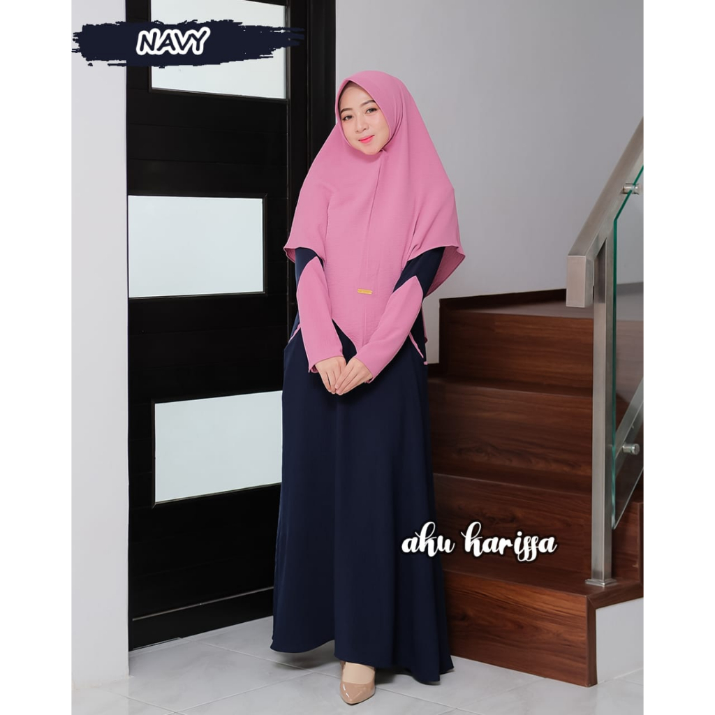 Gamis SYARI DEANA aku karissa  baju lebaran CLAUDIA DIYANTI terbaru modis modern original berlabel muslimah fashion stlye wanita