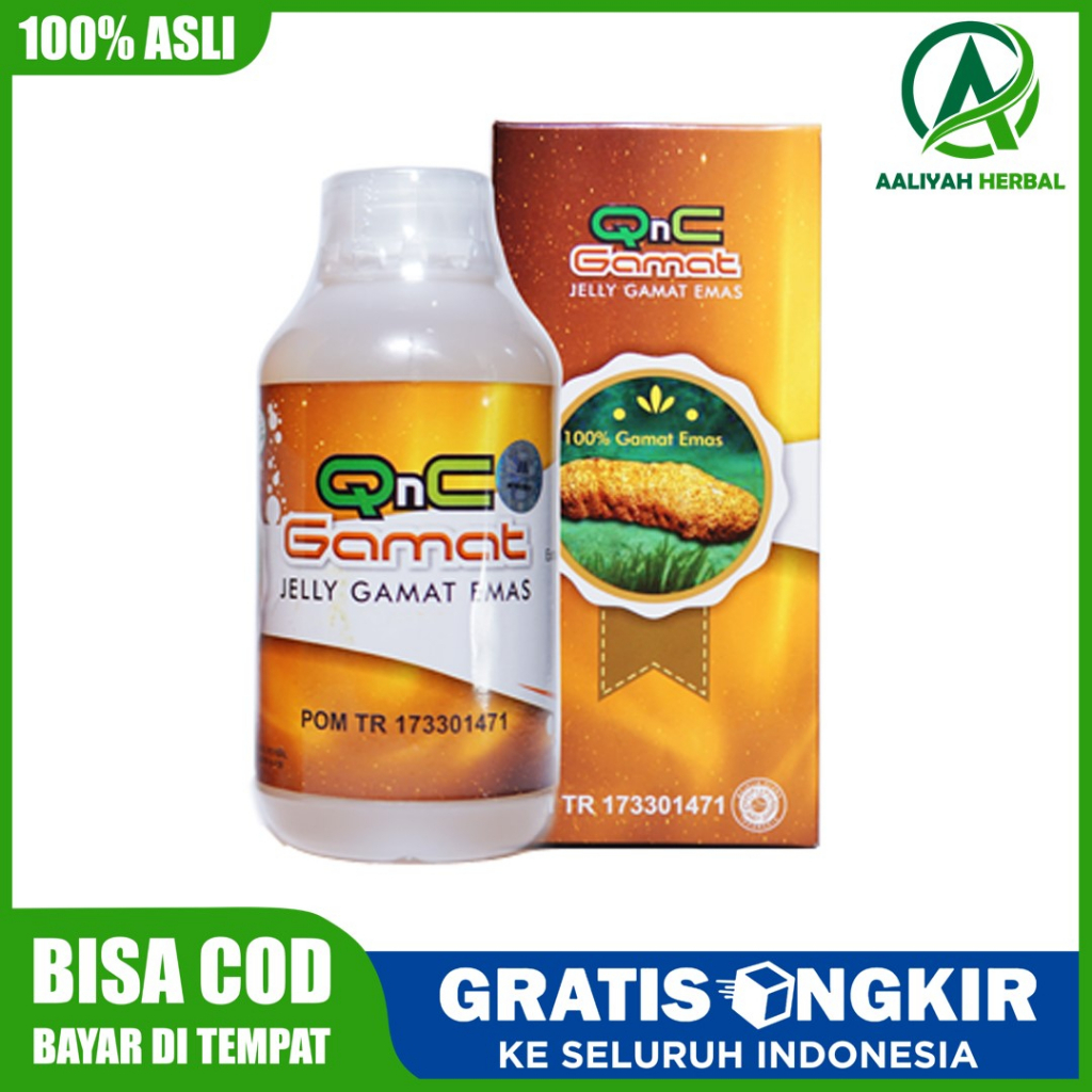 Obat Flu Tulang Herbal - Patah Tulang Kaki & Tangan - QnC Jelly Gamat Original