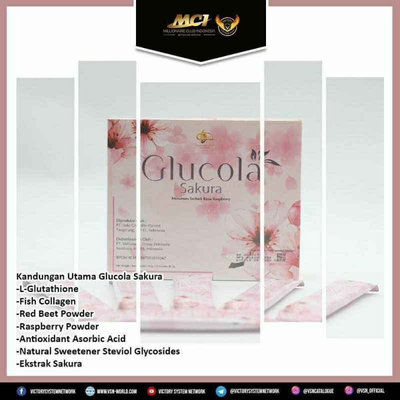 

Glucola Sakura MCI/Asli Original