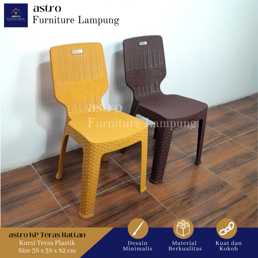 Kursi Teras Rattan Plastik AKAKO
