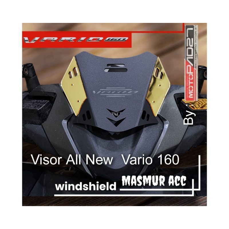 Visor  New Vario 160 windshield Vario 160 tameng depan Honda Vario 160 premium