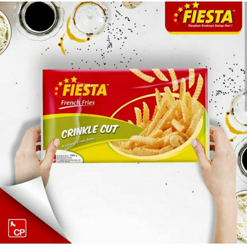Fiesta Kentang Crinckle Cut 1kg