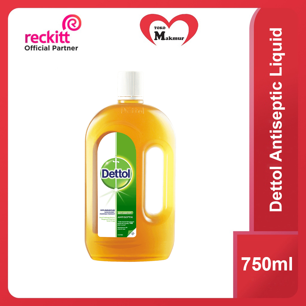 Dettol Antiseptic Liquid 750ml + Bubble Wrap / Toko Makmur Online