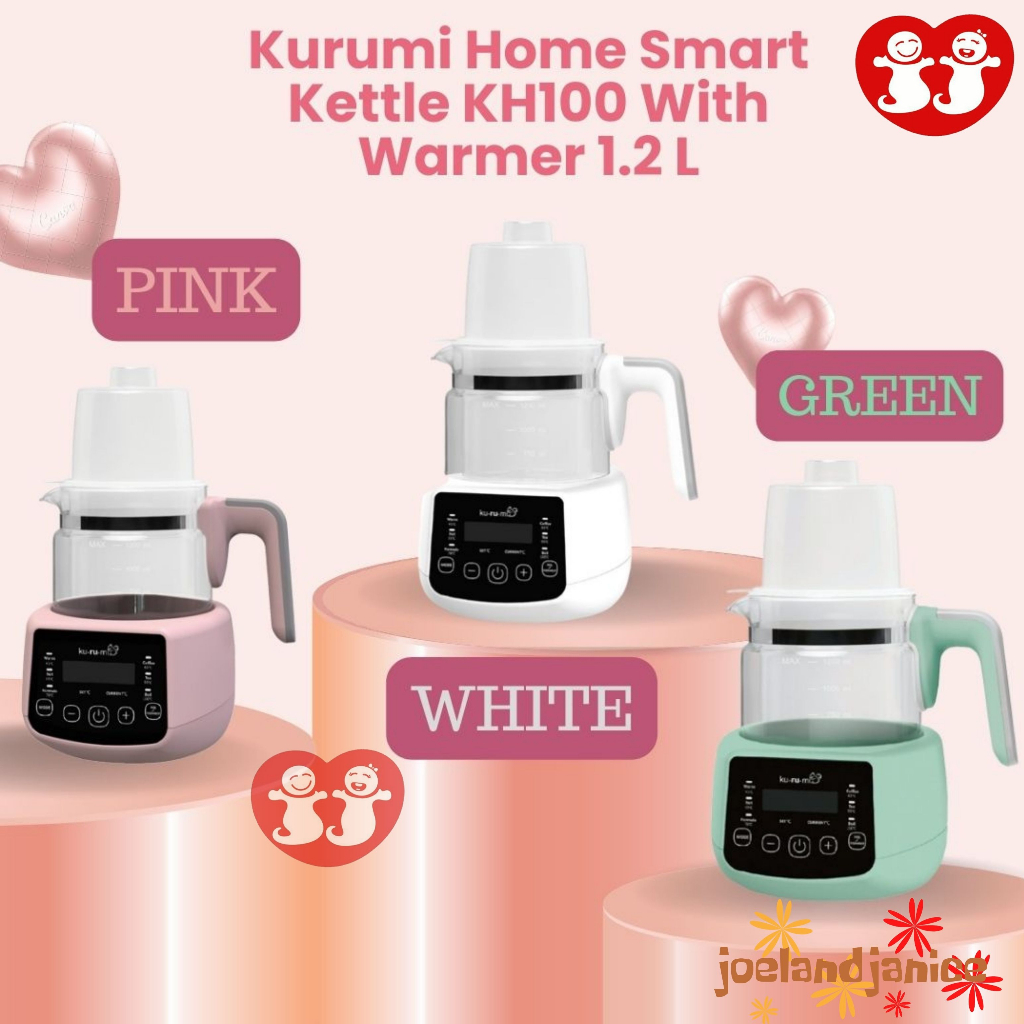 Kurumi Home Smart Kettle KH100 With Warmer 1.2 L