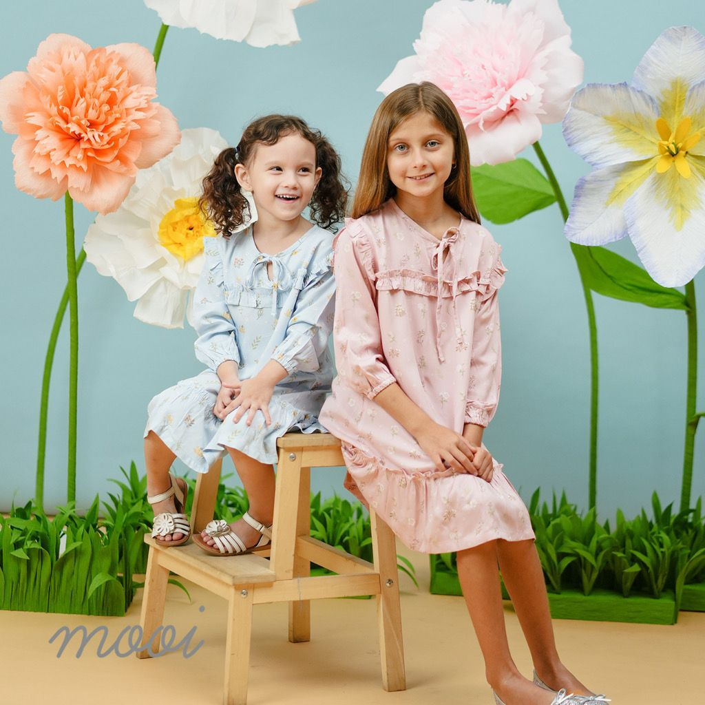 Mooi Naya Ruffle Dress - Dress Anak Perempuan