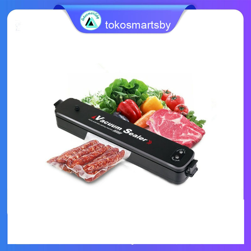 Vacum Sealer Fresh Makanan Food Packing Machine/ Mesin Vacuum Sealer Hitam