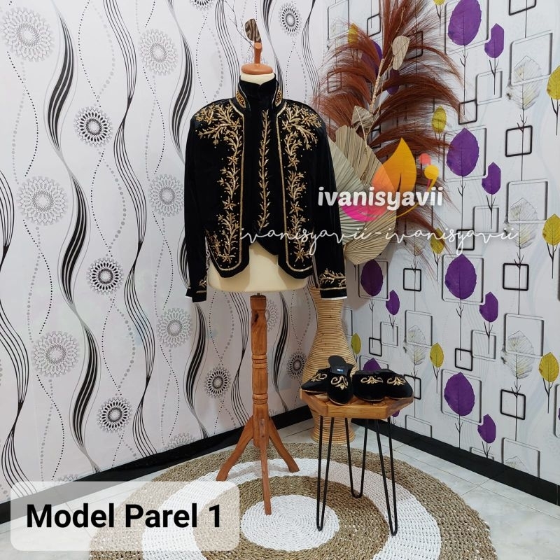 Beskap Pengantin / Beskap Bludru Payet - Model Parel 1