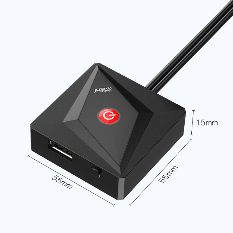 Sakelar Daya Komputer Desktop Dengan Kabel Ekstensi/Desktop Computer Power Switch