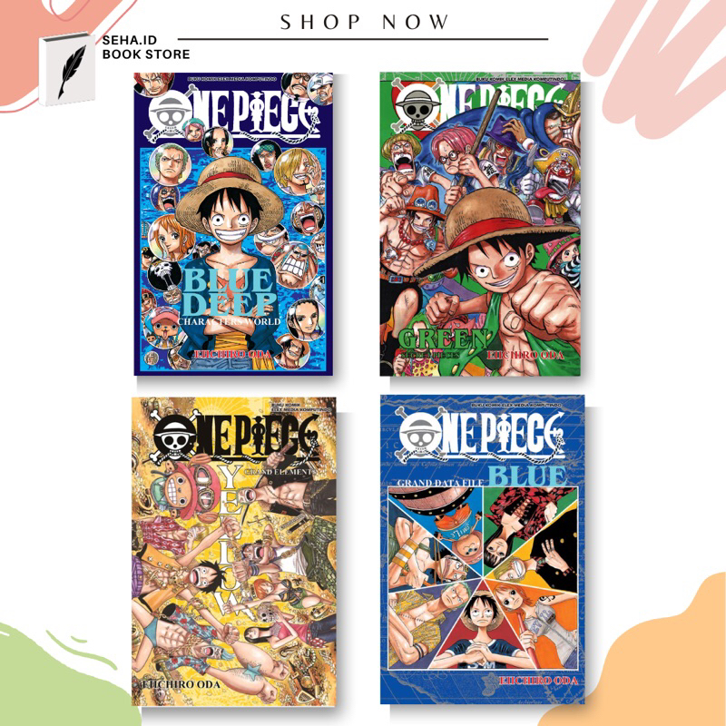 Komik One Piece Yellow, Green, Blue Deep, Blue Data - EIICHIRO ODA [ORIGINAL]