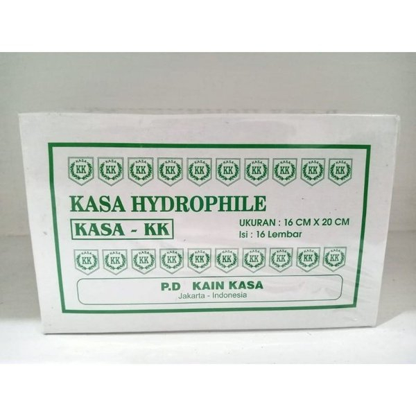 Kasa Hydrophile 16x20cm 16 Lembar / Kasa KK / Kasa Steril