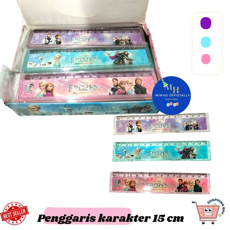 

PENGGARIS KARAKTER 15 Cm / PENGGARIS LURUS FROZEN-PCS