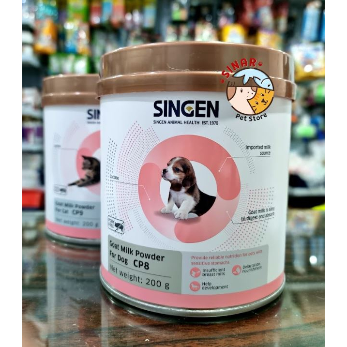 Singen DOG Goat Milk Powder 200GR Susu Kambing Ibu Anak Anjing Puppy