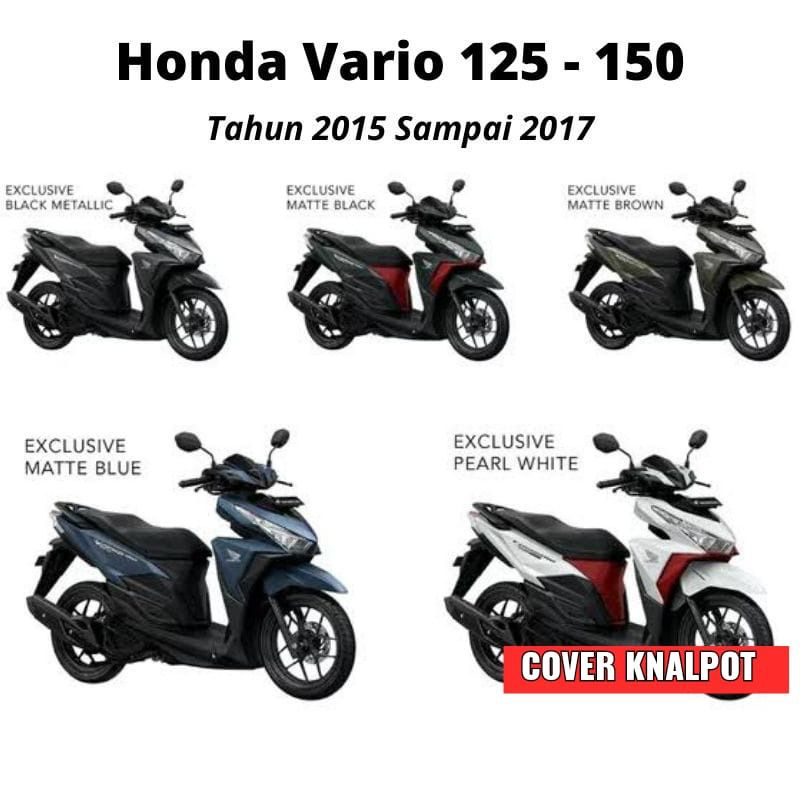 COVER KNALPOT VARIO 150 OLD / COVER KNALPOT VARIO 125 / COVER KNALPOT VARIO 150 FI