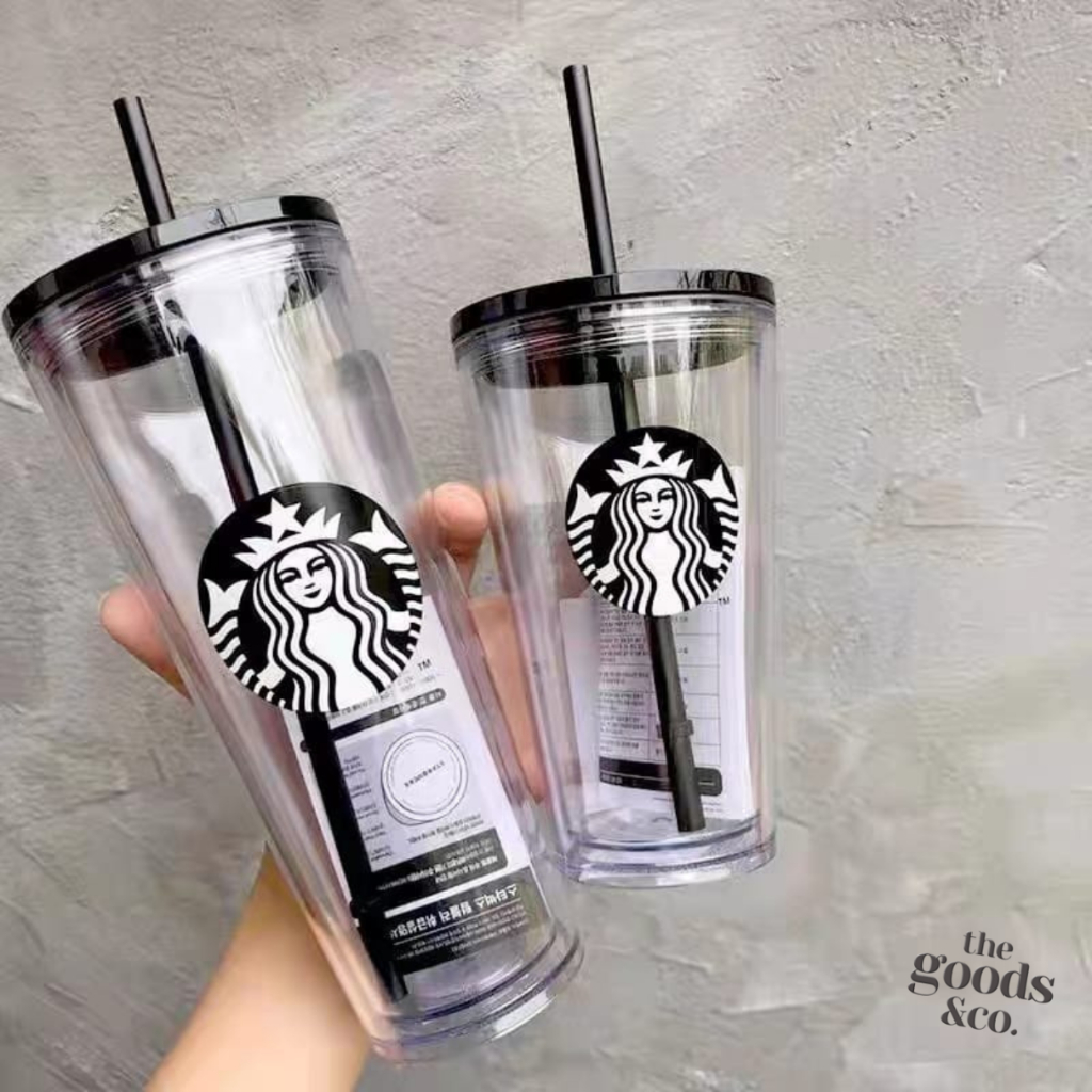 𝐆𝐨𝐨𝐝𝐬𝐂𝐨 Gelas Tumbler Starbucks Botol Minum Transparant  Tumbler Cold Cup Siren cold Tumbler Starbucks Bening