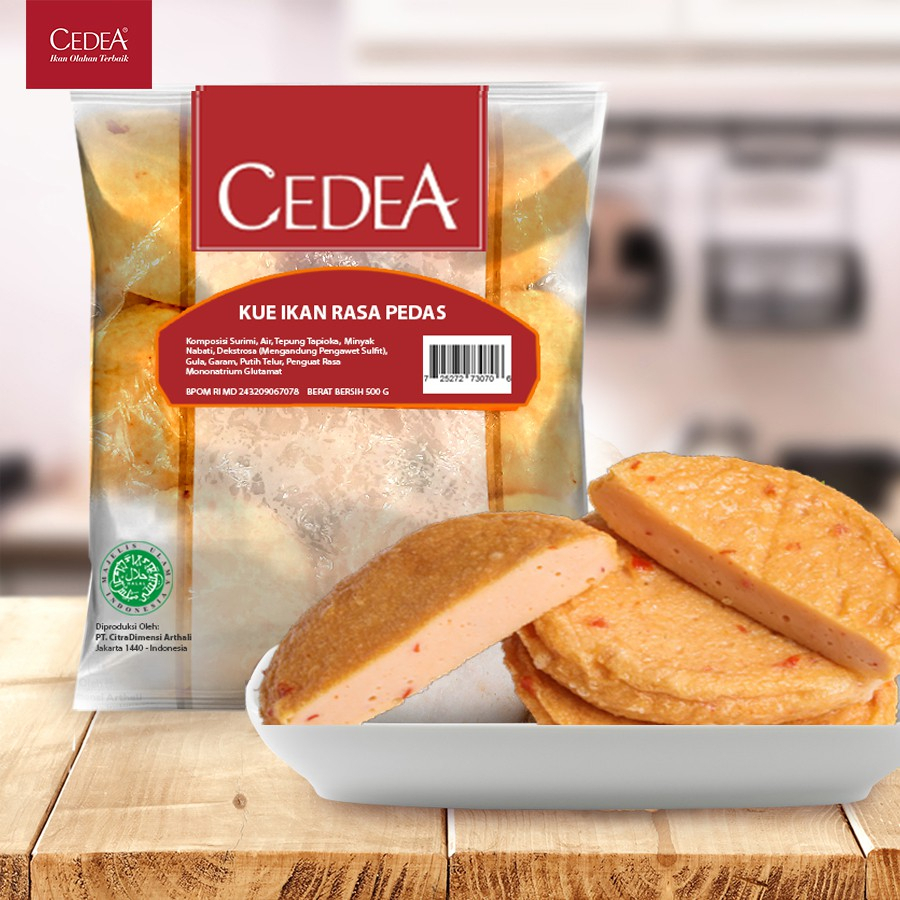 

CEDEA KUE IKAN PEDAS 500gr