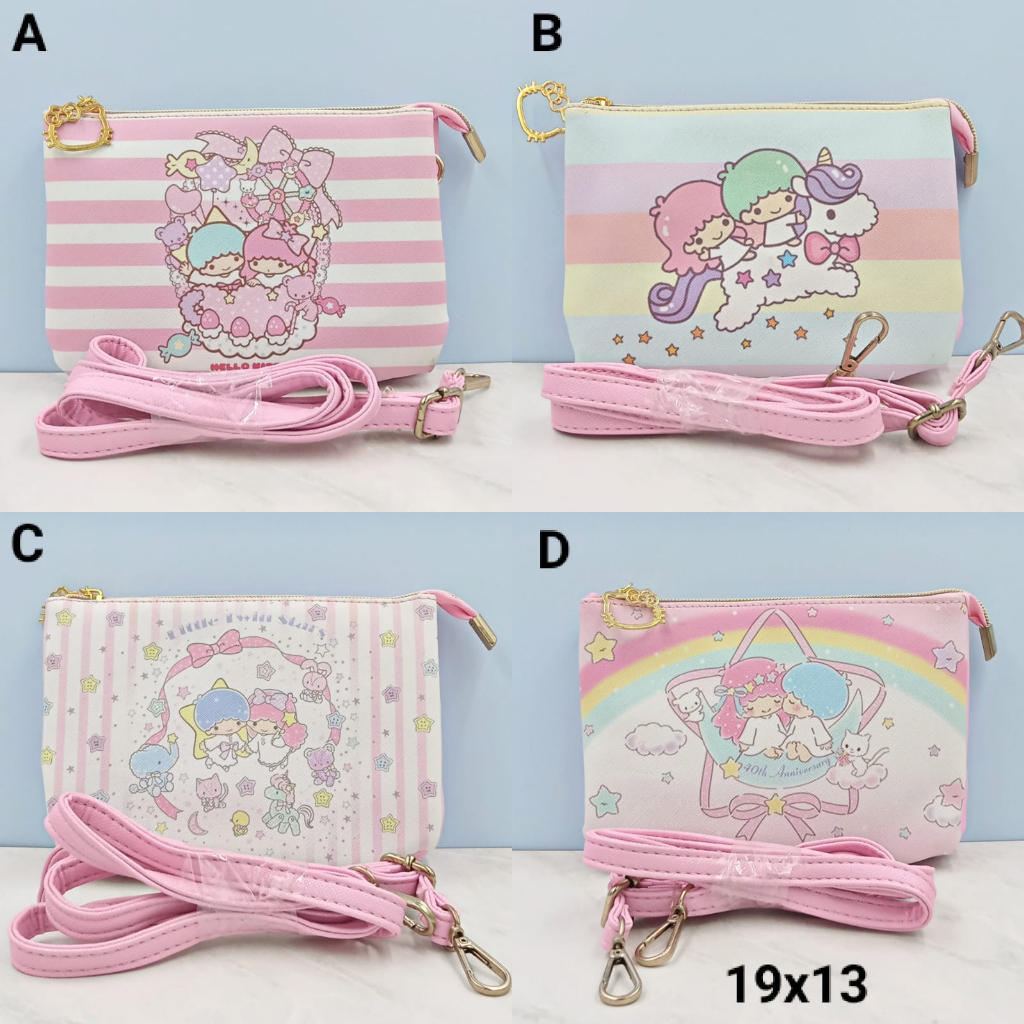 Dompet Tali Panjang Hello Kitty Melody Little Twin Stars