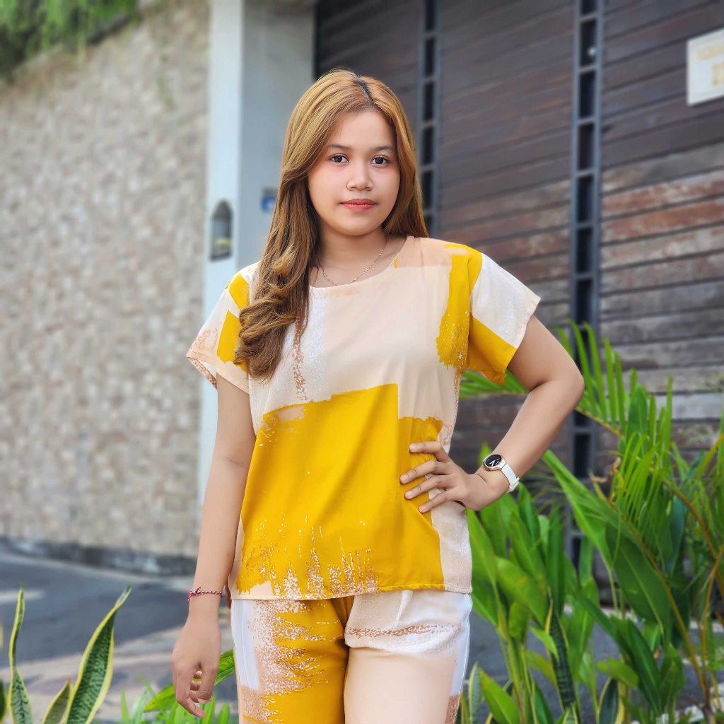 Babydoll Setelan Pendek Bali Daisy