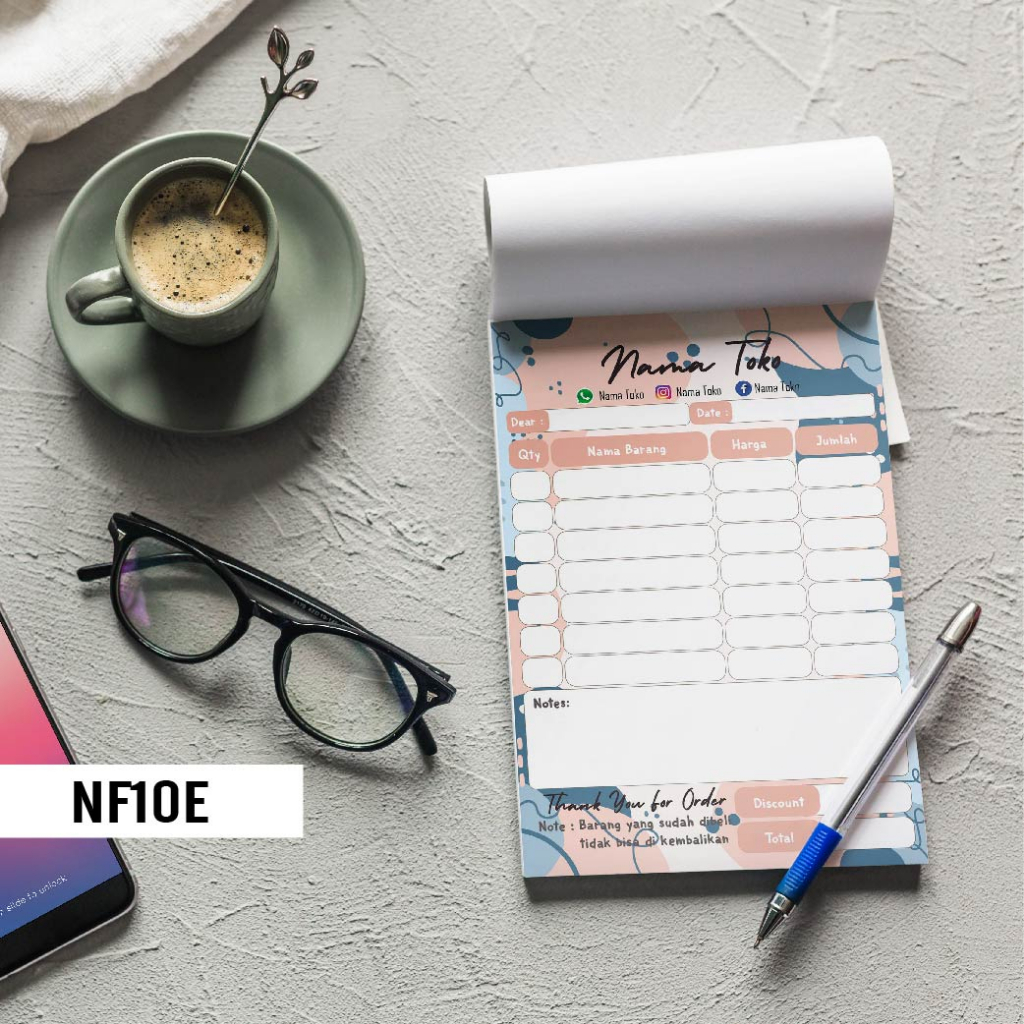 

Paringilaris Invoice / Nota / Faktur / Kwitansi Custom 1 2 3 ply NF09A-D