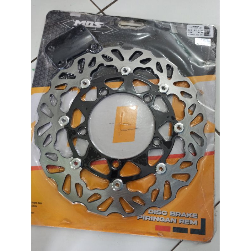disc piringan cakram MOS 300mm MXking MX king model hitam black PSM TDR pro1 Traction non floating