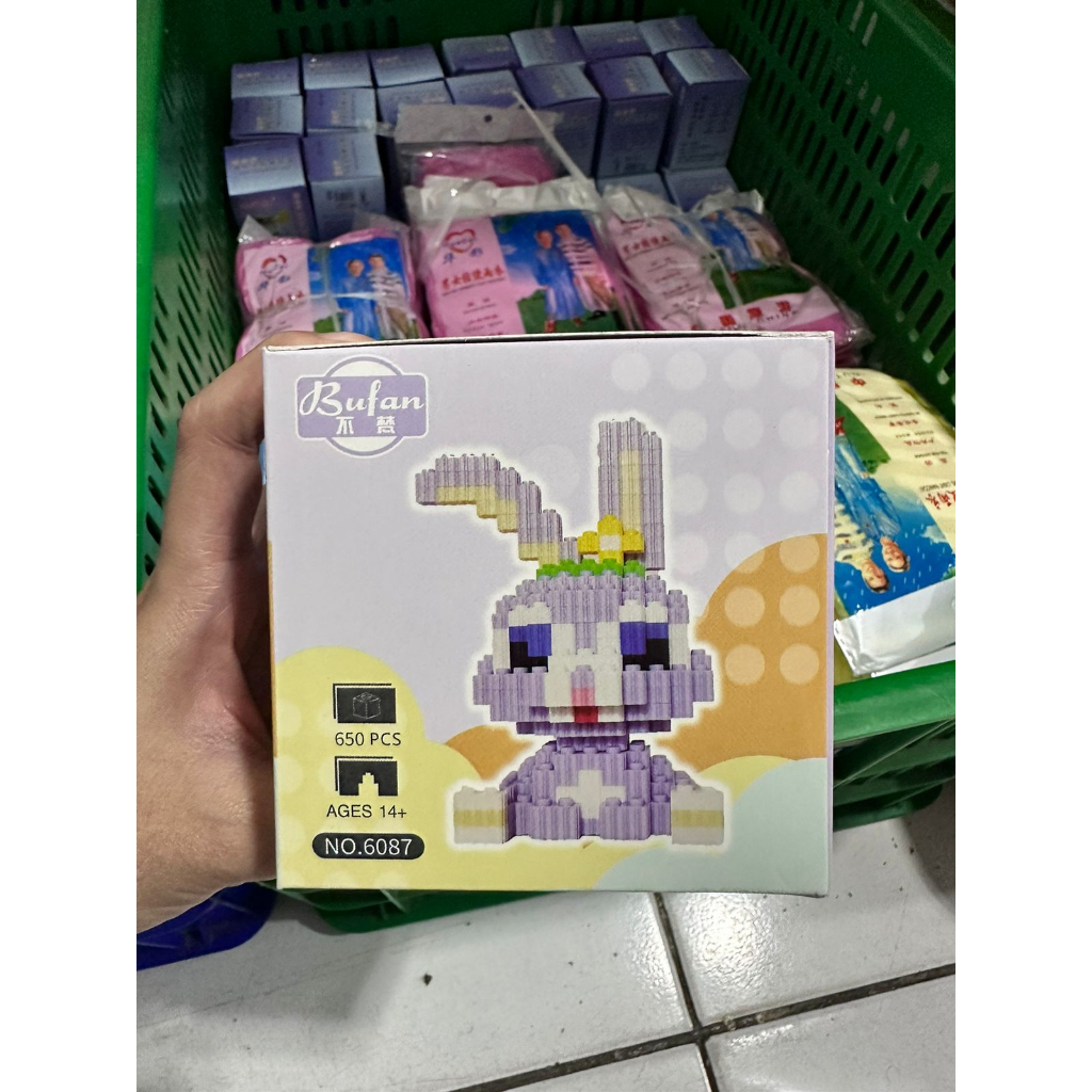 COD Nano Block Mainan Balok Susun Anak LinaBell StellaLou Edukatif Untuk Anak DIY 3DPuzzle Toy Brick Gift