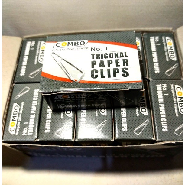 

paper clip trigonal penjepit klip kertas dokumen file bind