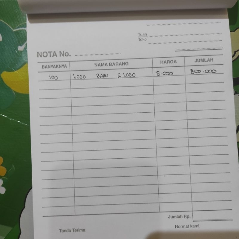 pesanan logo costum patch rubber