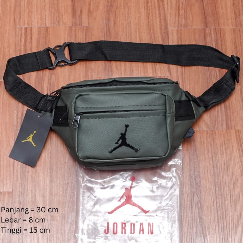 Waistbag Air Jord4n Waterproof Tas Pinggang Pria Mirror Original Import