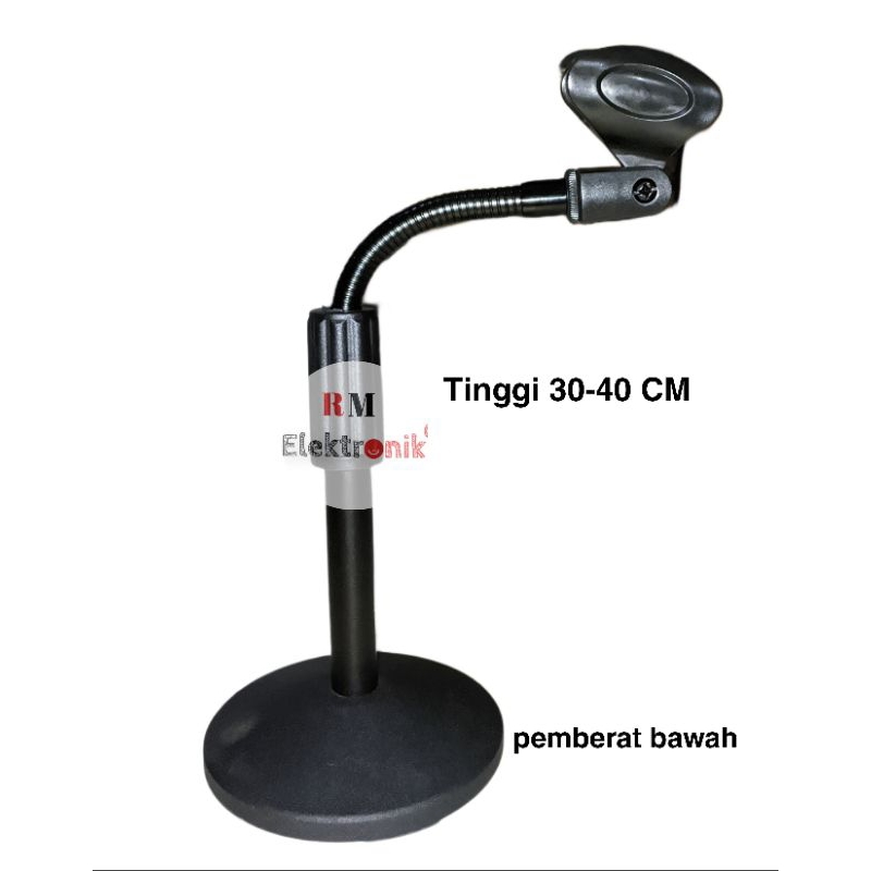 Tiang mic meja fahrenheit / Tiang mic pendek meja