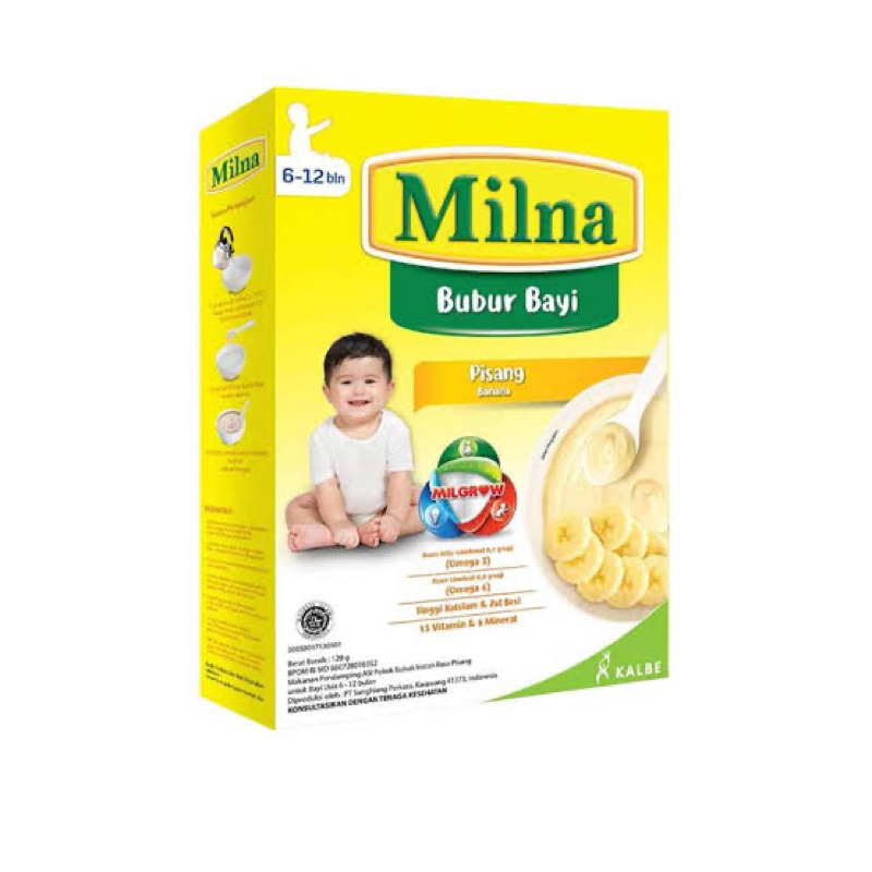 MILNA BUBUR BAYI 6+ DAN 8+ / MPASI 8 BULAN / BUBUR BAYI 8 BULAN / MPASI / 6 BULAN /MILNA SUP JAGUNG / MILNA DAGING KACANG POLONG / MILNA ATI AYAM BROKOLI