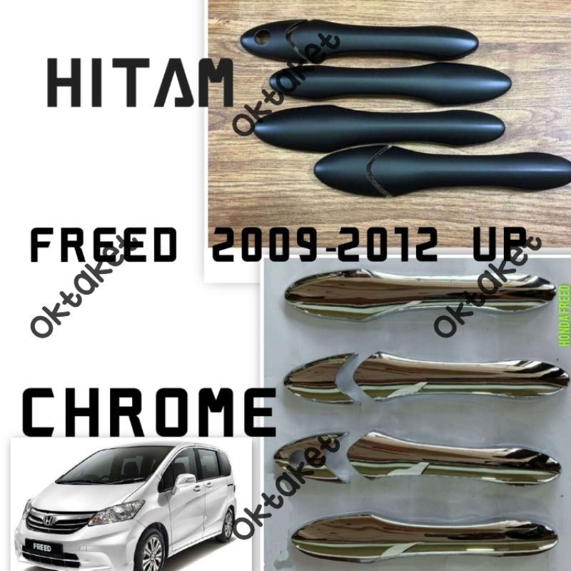 Cover handle Freed 2009 2011 2013 2014 chrome &amp; Hitam