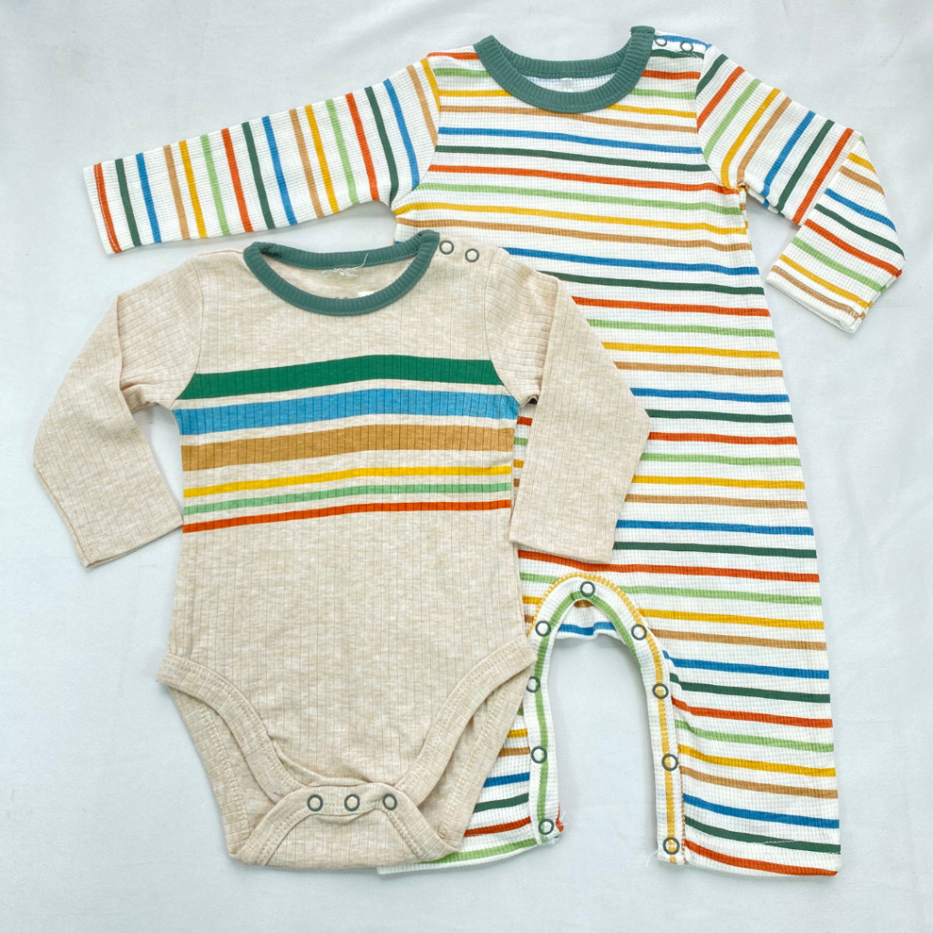 JUMPER SET anak 3in1 jumsuit ala korea lucu baby perempuan import premium ala korea