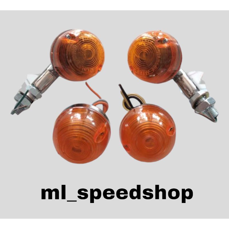 Lampu Sein Set Depan Belakang C70 mini kecil Standar mini Lampu Reting honda C70 standar Lampu Reten