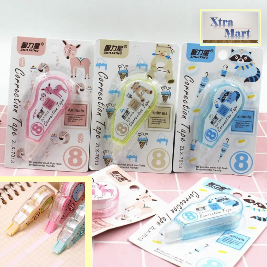 

XM - Tipe X Kertas Karakter Lucu Tip-Ex Roll Karakter Correction Tape