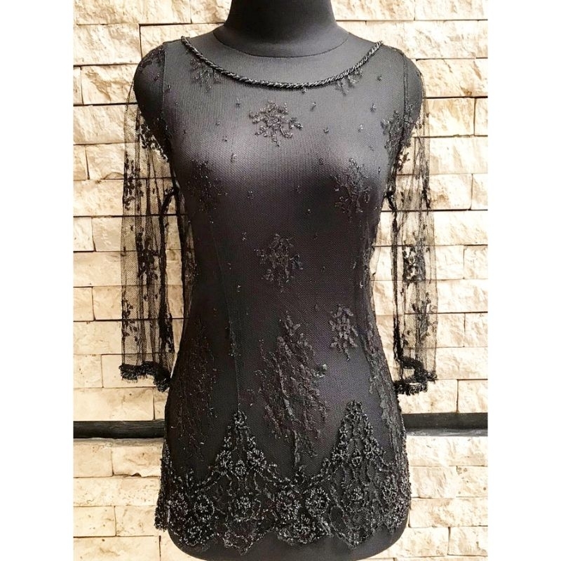 SALE EX BUTIK KEBAYA MODERN BROCADE WOMAN - ATASAN  KEBAYA BROKAT WANITA