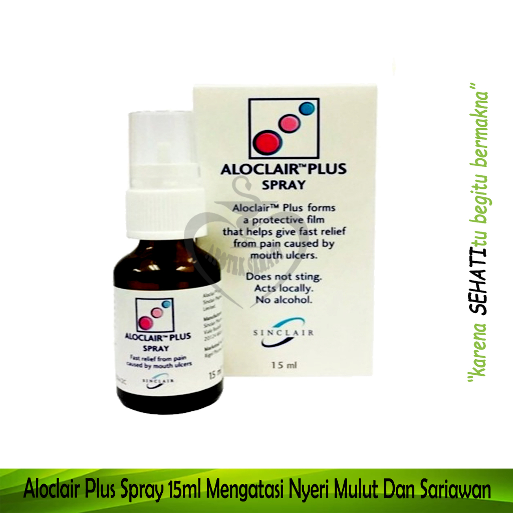 Aloclair Plus Spray 15ml Obat Semprot Sariawan