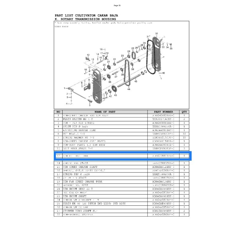 RTH FITTING LINK - CAKAR BAJA - QUICK -RTH - SPAREPART