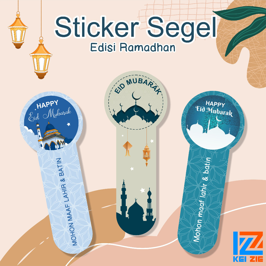 STIKER SEGEL LEBARAN IDUL FITRI / STICKER TOPLES / STIKER SEGEL LEBARAN / STICKER SEGEL IDUL FITRI /