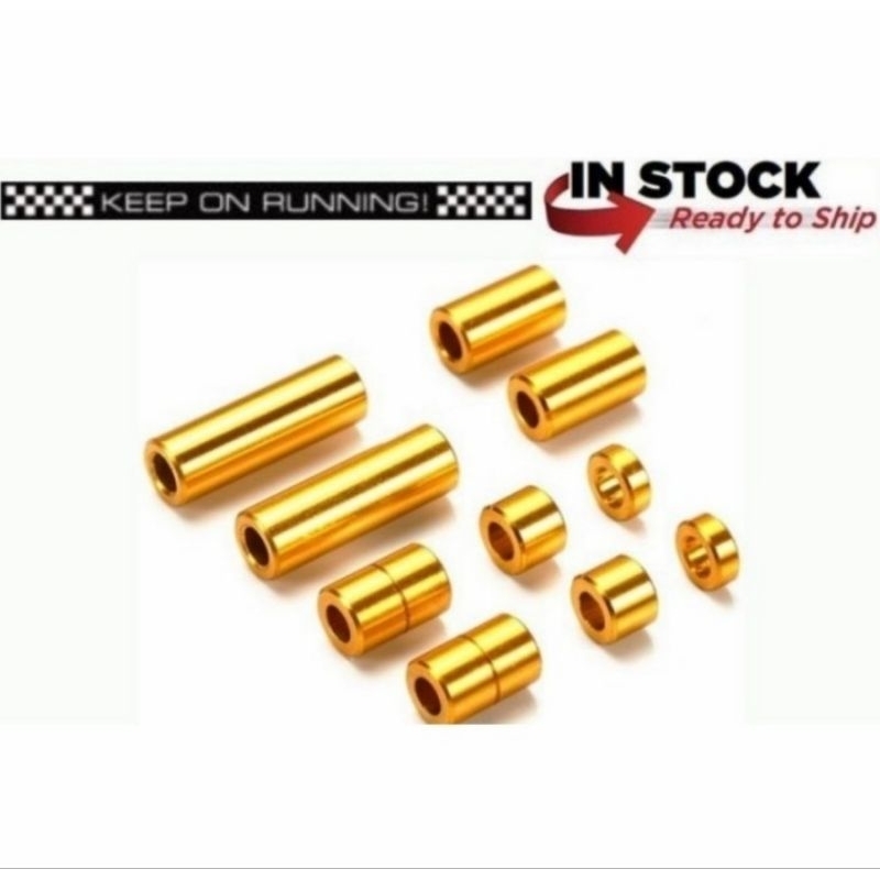 REP TAMIYA 95442 ALUMINUM SPACER SET GOLD