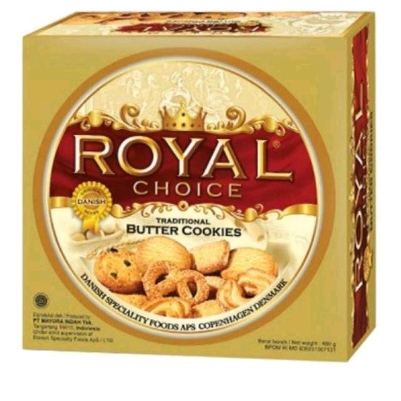 

Royal Choice 480 gr biscuits butter cookies biskuit kaleng lebaran