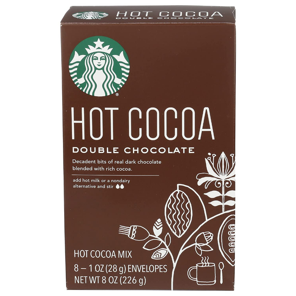 

Starbucks Hot Cocoa Mix Double Chocolate USA 28 Gr per Envelope