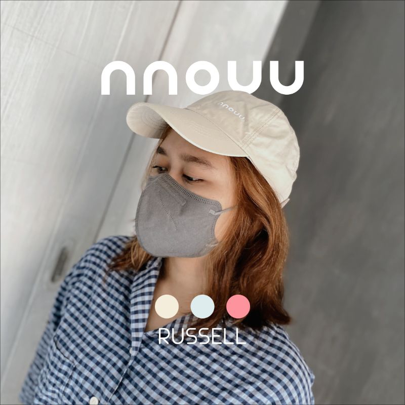 Nnouu RUSSELL | Nylon Baseball Cap | Topi Pria Wanita