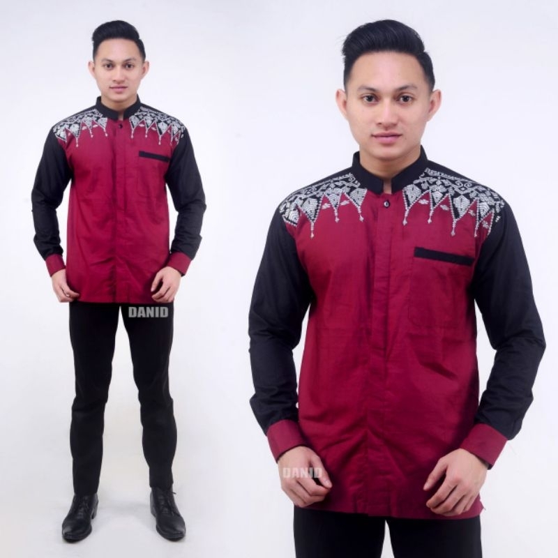 Kemeja Batik Pria Lengan Panjang Asli Pekalongan M L XL