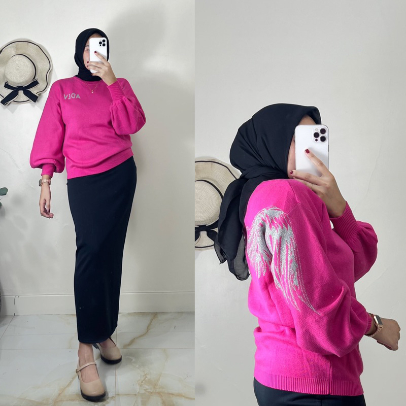 SWEATER RAJUT SAYAP BLINK IMPORT