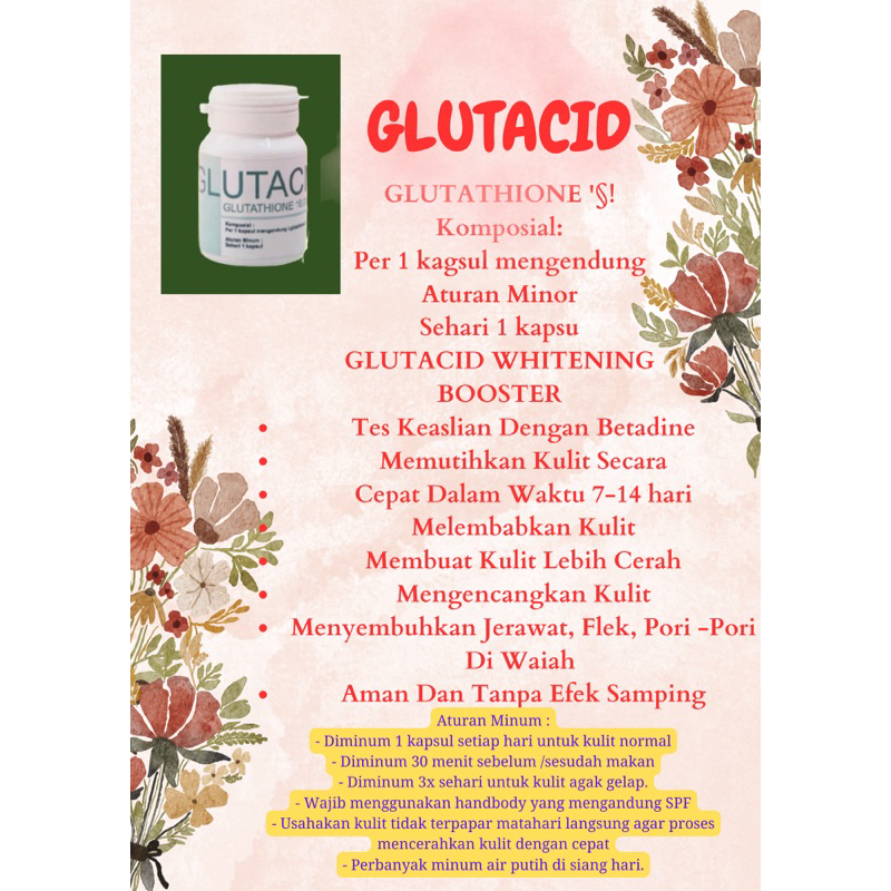 GLUTACID GLUTATHIONE